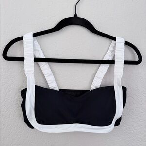 SHEIN colorblock bikini top